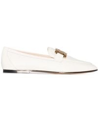 Tod's - Flat Shoes White - Lyst