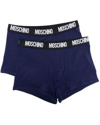 Moschino - Logo-waistband Boxers (pack Of Two) - Lyst