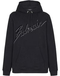 Balmain - Sweatshirt With Printed Logo - Lyst