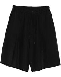 Y-3 - Drawstring Pleated Shorts - Lyst