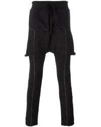 Thom Krom - Shorts-Overlay Drop-Crotch Trousers - Lyst