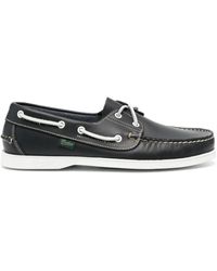 Paraboot - Lace-Up Leather Boat Shoes - Lyst