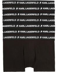 Karl Lagerfeld - Set Di 7 Boxer Con Stampa - Lyst