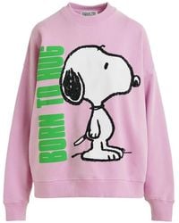 Essentiel Antwerp - Peanuts Snoopy Sequin-Embellished Sweatshirt - Lyst