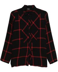 Emporio Armani - Camicia Da Notte A Quadri - Lyst