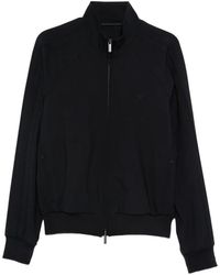 Emporio Armani - Wool Blend Bomber Jacket - Lyst