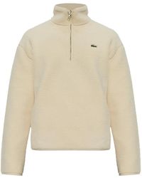 Lacoste - Teddy Fleece Sweater - Lyst