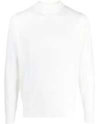 John Smedley - Mock-Neck Merino Jumper - Lyst