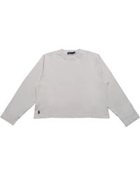 Polo Ralph Lauren - Long-sleeve cropped T-shirt - Lyst