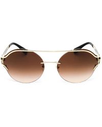 Versace - Round-Frame Sunglasses - Lyst