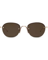 Thom Browne - Semi-Rimless Sunglasses - Lyst