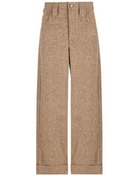 Brunello Cucinelli - Donegal Five-Pocket Baggy Trousers - Lyst