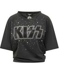 DSquared² - Camiseta con apliques de strass de x KISS - Lyst