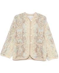 Forte Forte - Cardigan À Motif Peau De Serpent - Lyst