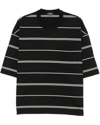 Comme des Garçons - Striped Patch-Pocket T-Shirt - Lyst