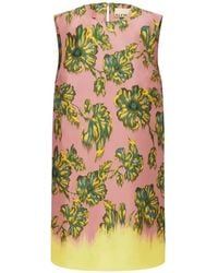 ALÉMAIS - Faye Floral-Print Mini Dress - Lyst