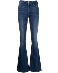 Liu Jo - High-waist Flared Jeans - Lyst