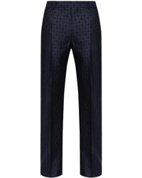 Givenchy - Gg Jacquard Trousers - Lyst