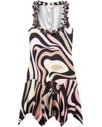 PUCCI - Marmo-Print Mini Dress - Lyst