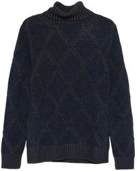Barba Napoli - Pull À Losanges - Lyst