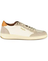 Blauer - Colour-Block Lace-Up Sneakers - Lyst