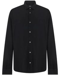 Fedeli - Long-Sleeve Button-Down Shirt - Lyst