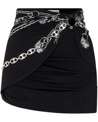 Rabanne - Chain-detail Mini Skirt - Lyst