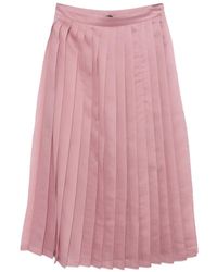 Iceberg - Pleated Midi Skirt - Lyst