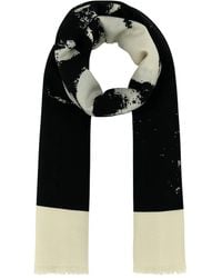 McQueen - Foulard Con Stampa - Lyst