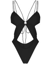 Amazuìn - Bañador Con Aberturas - Lyst