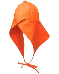 Sofie D'Hoore Draped Sun Hat - Orange