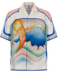 CASABLANCA - 'Fuji Dream' Shirt - Lyst