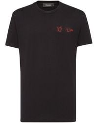 DSquared² - T-shirt en coton à imprimé graphique - Lyst