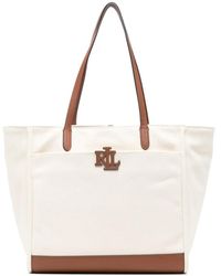 Ralph Lauren - Logo-Patch Tote Bag - Lyst