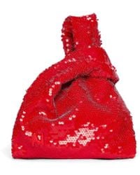 MSGM - Sequinned Tote Bag - Lyst
