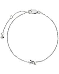 Monica Vinader - Initial Z Chain Bracelet - Lyst