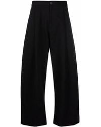 Studio Nicholson - Wide-Leg High-Waisted Trousers - Lyst