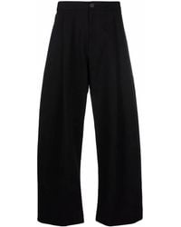 Studio Nicholson - Wide-Leg High-Waisted Trousers - Lyst