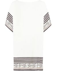KARL LAGERFELD - Autograph T-Shirt Mit Sheer-Effekt - Lyst