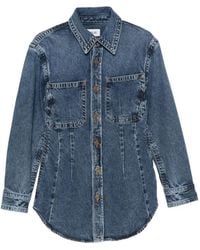 Agolde - Wilma Panelled Denim Shirt - Lyst