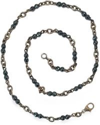 Sylva & Cie - Hematite Bead Necklace - Lyst