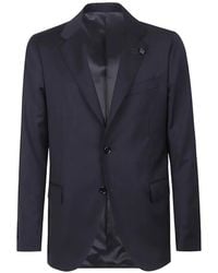 Lardini - Traje De Lana Con Botones - Lyst