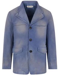 NAMACHEKO - Faded-Effect Single-Breasted Blazer - Lyst