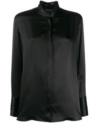 Etro Hemd mit verdecktem Verschluss - Schwarz