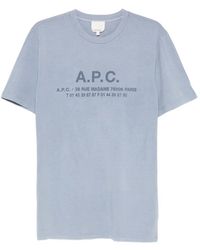 A.P.C. - Tshirt Manches Courtes Adresse - Lyst