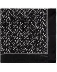 Jimmy Choo - Leopard-Print Silk Scarf - Lyst