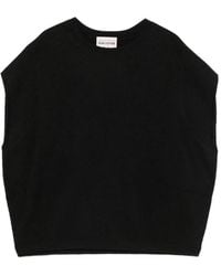 Semicouture - Crew-Neck Knitted Vest - Lyst