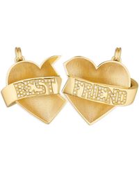 Marie Lichtenberg - 18Ct Best Friends Diamond Hearts Charms (Set Of Two) - Lyst