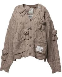 Maison Mihara Yasuhiro - X Cardigan House À Motif Ourson - Lyst