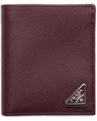 Prada - Portemonnaie Aus Saffiano-Leder - Lyst
